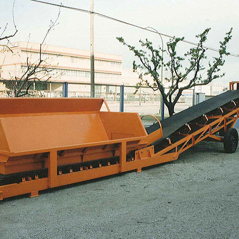 Vehicle Unloading Belt Conveyor System